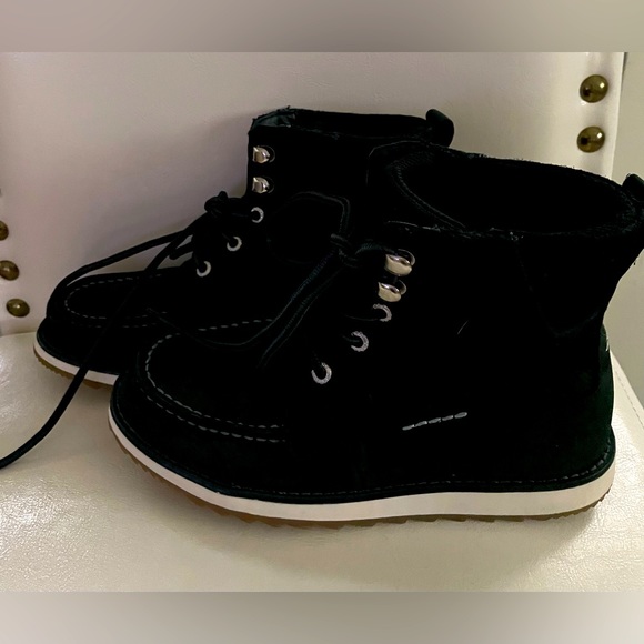 Sperry Top-Slider Dockyard Boots- Boy’s Size 2M, Black - Picture 1 of 6